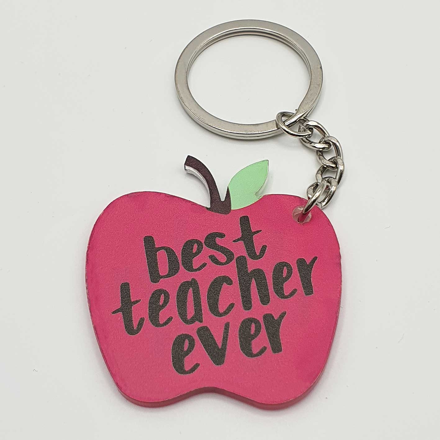 Teacher Apple Key Chain