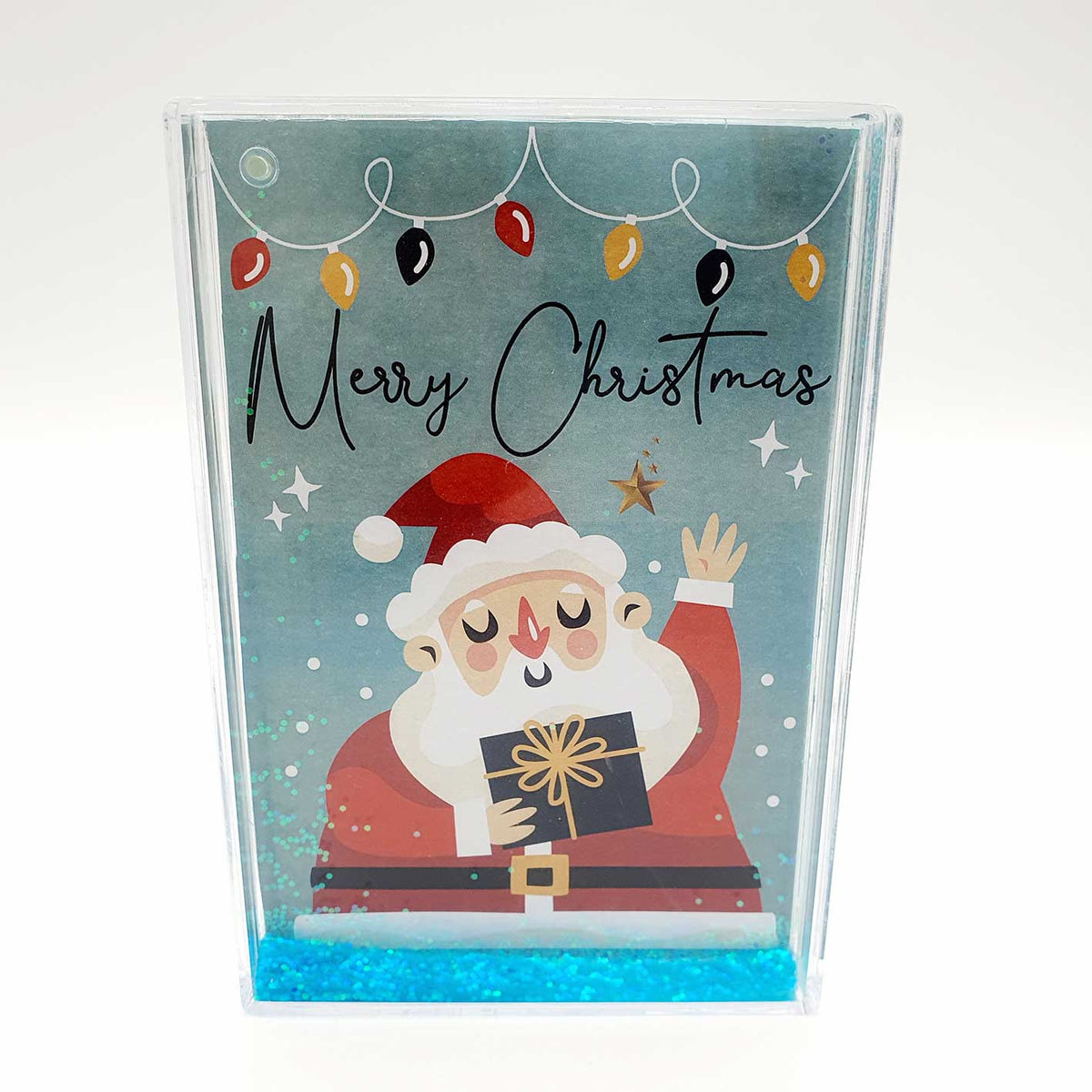 Christmas Santa- Glitter Frame (15.5×10.5cm)