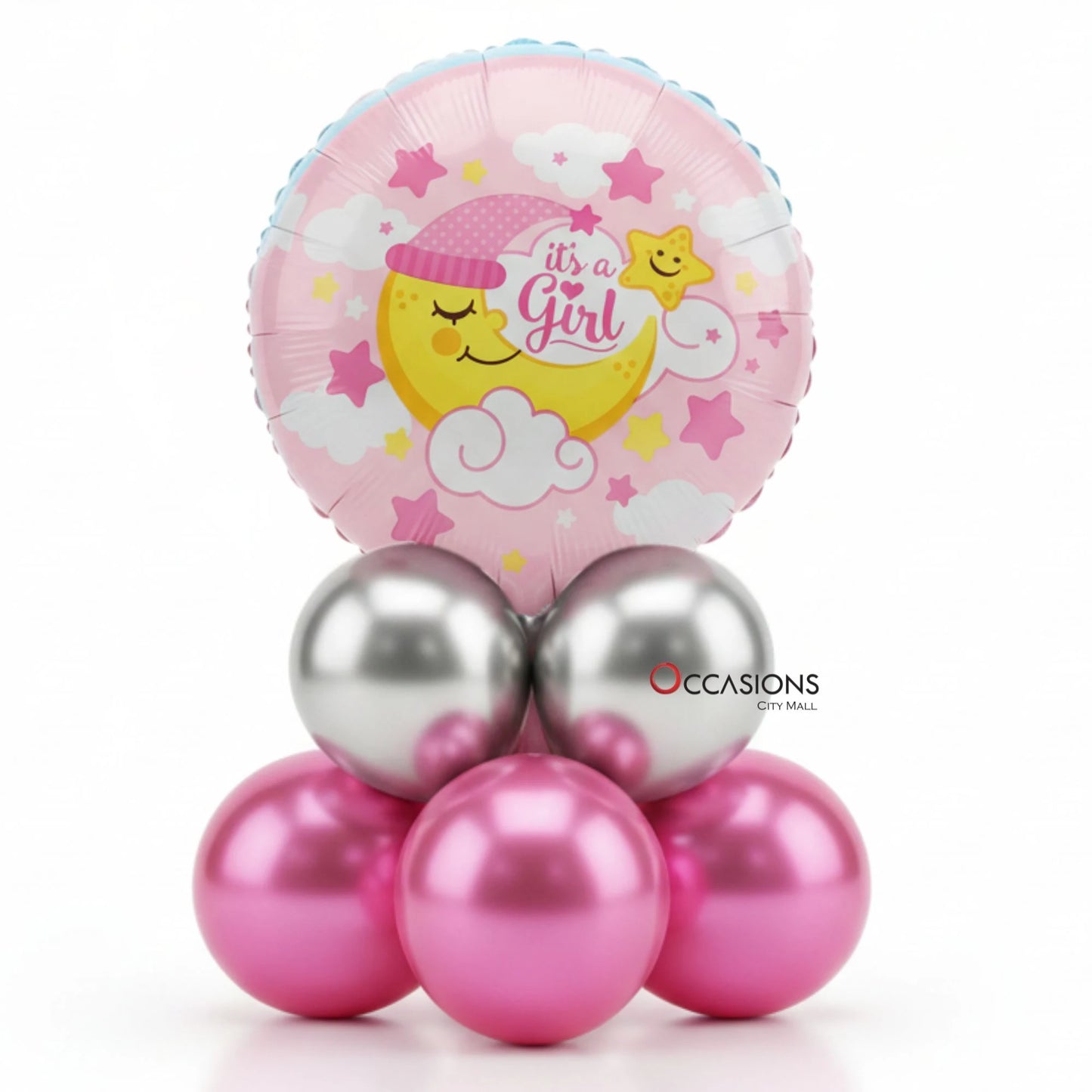 Moon Girl Balloons Centerpiece