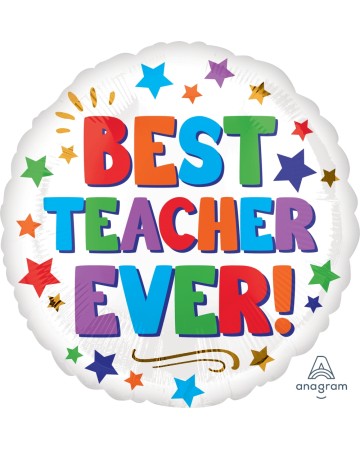 Best Teacher Ever Balloon