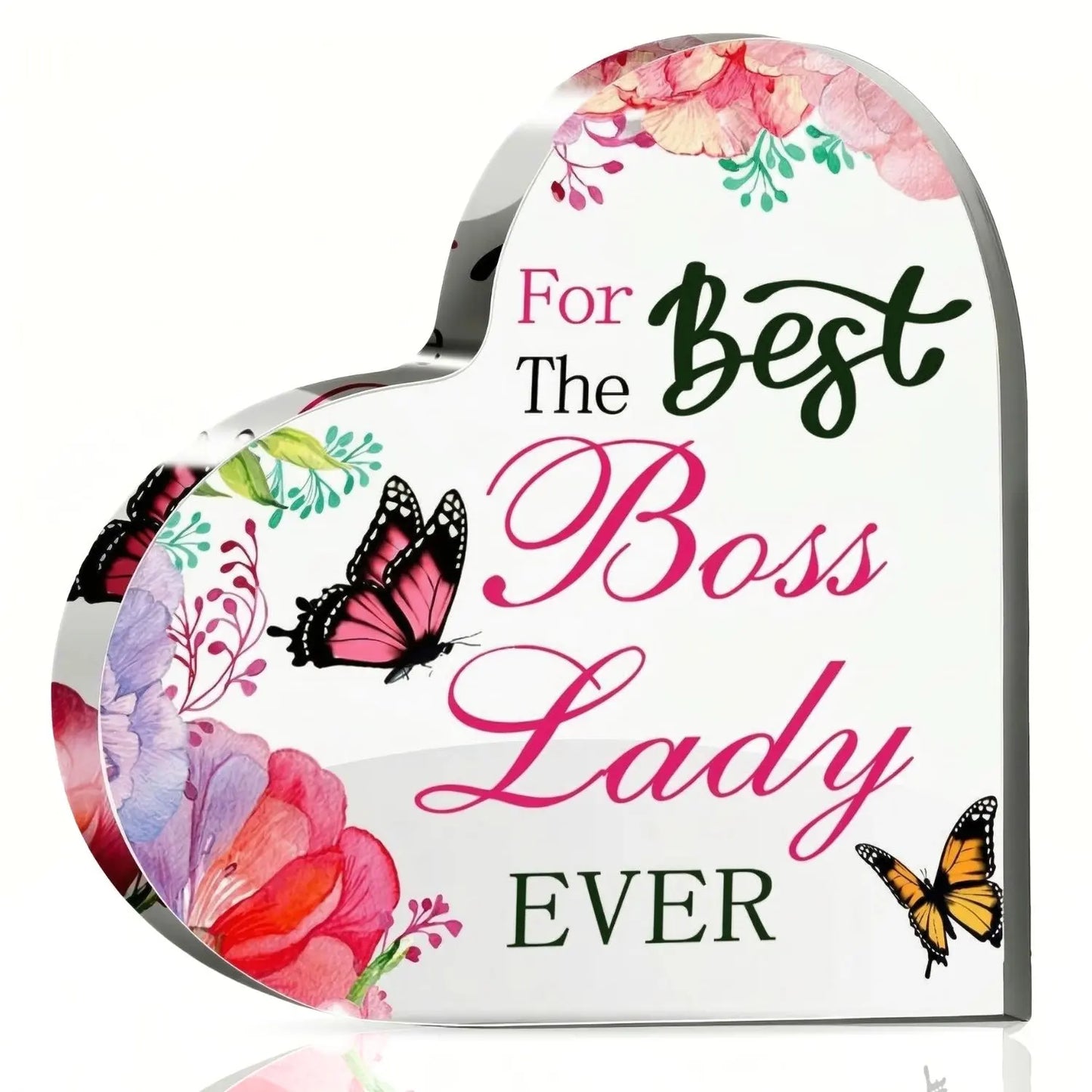 Best Boss Lady Acrylic Plaque