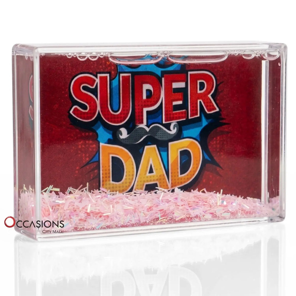 Super Dad Mustache – Photo Frame (15.5×10.5cm)