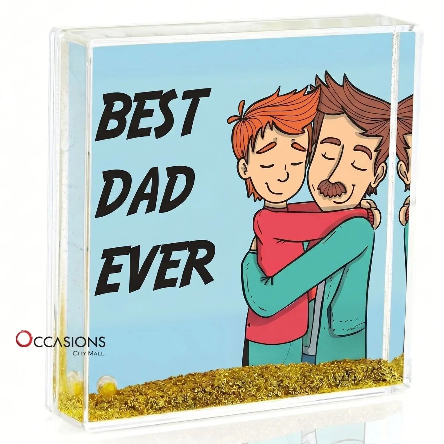 Best Daddy Ever Frame (10.5×10.5 cm)