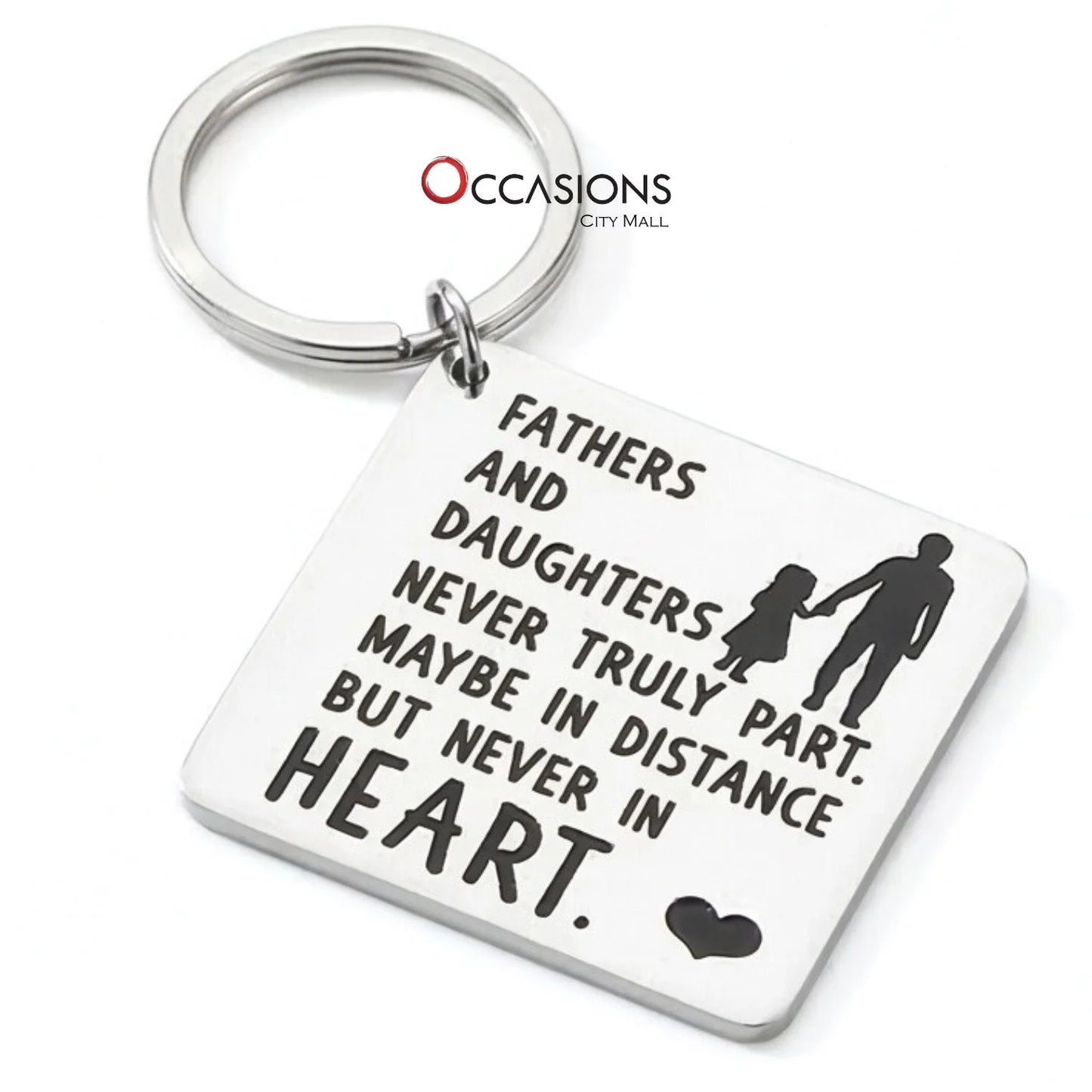 Father Daughter Keychain