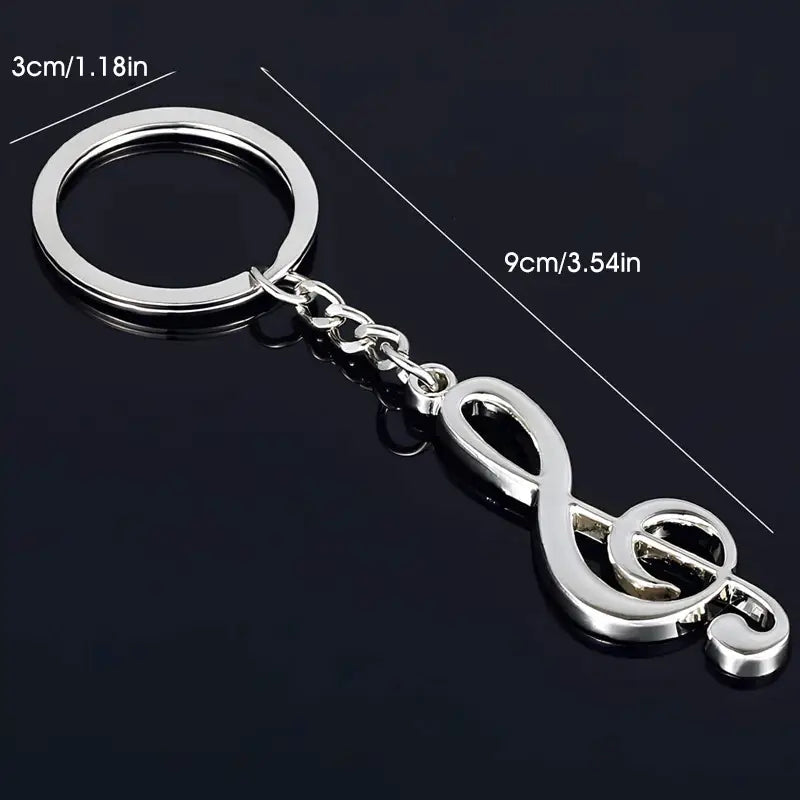 Music Note Keychain