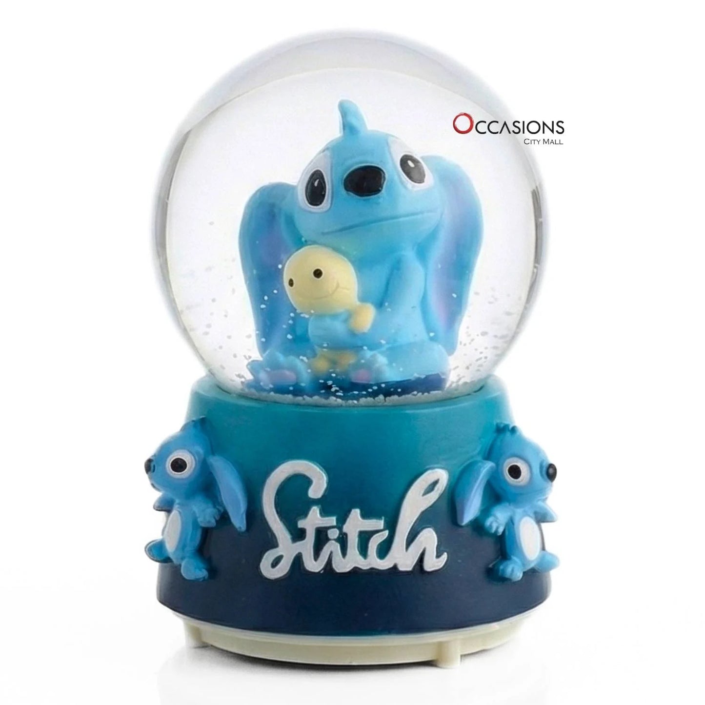 Stitch Hug Snow Globe (H:13cm) - With Light