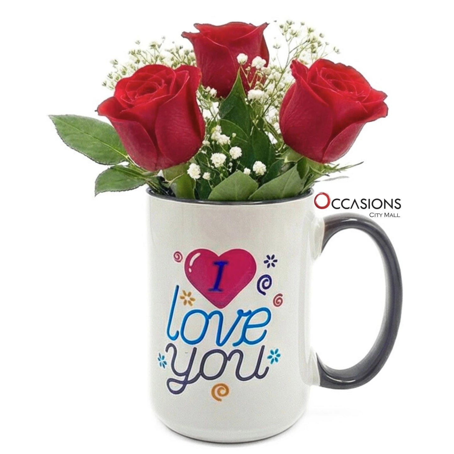 I Love you Pink Heart Mug