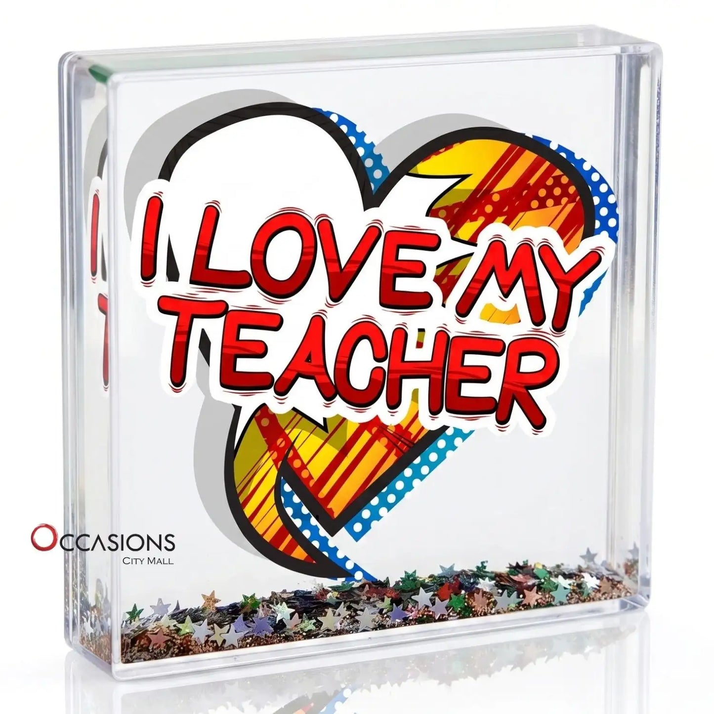 I Love My Teacher Frame (10.5×10.5 cm)