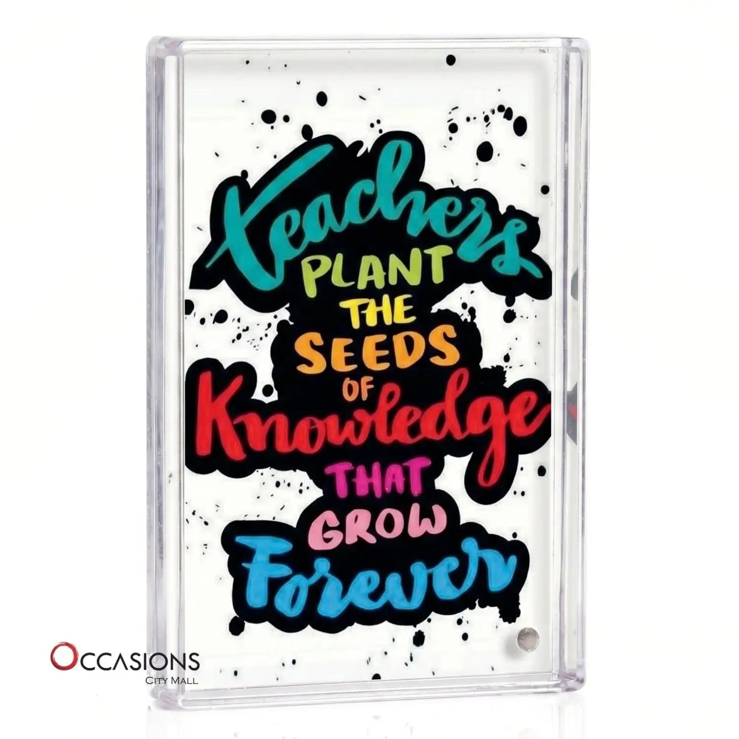 Teachers Plant The Seeds Frame (9.5×6 cm)