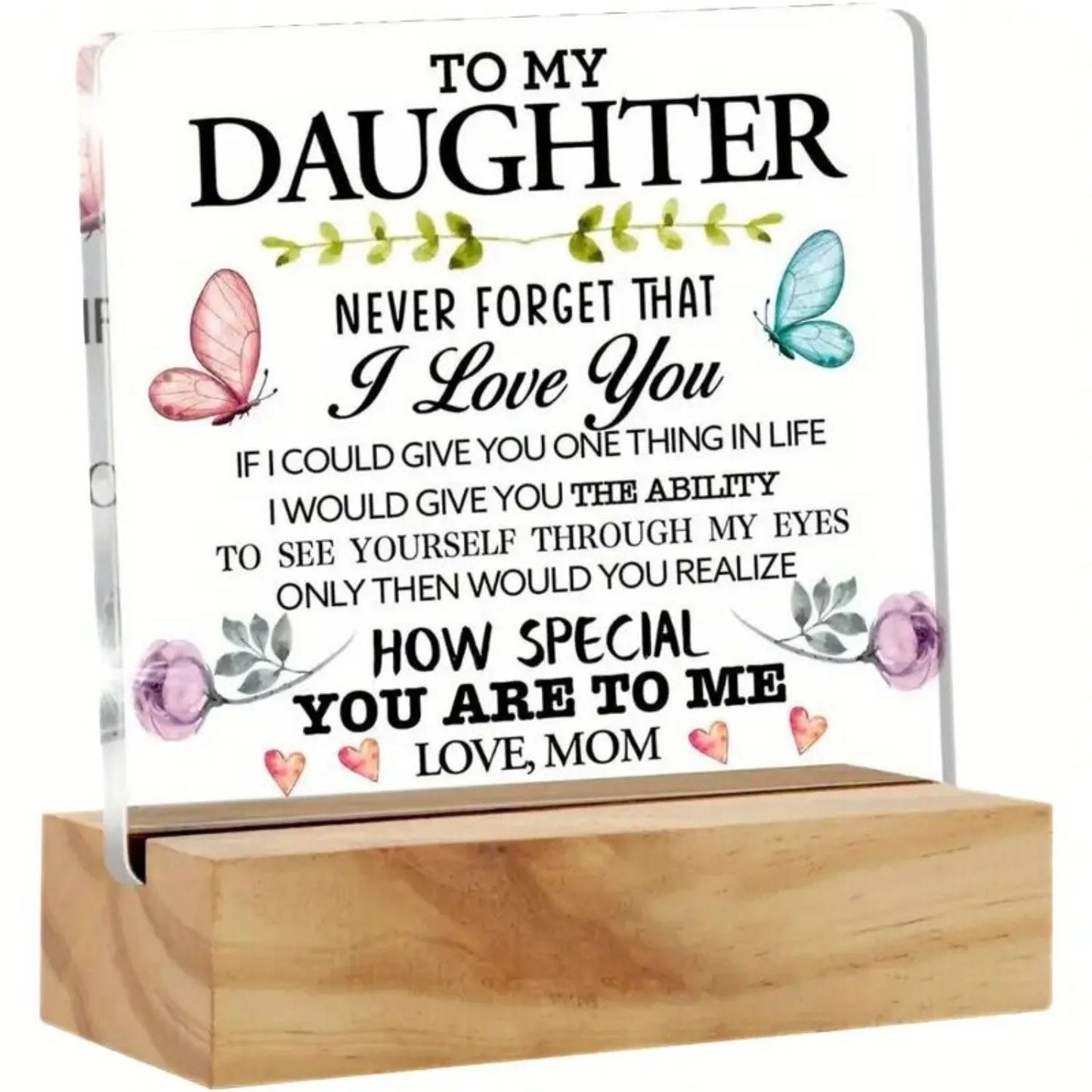 Special Daughter Acrylic Plaque