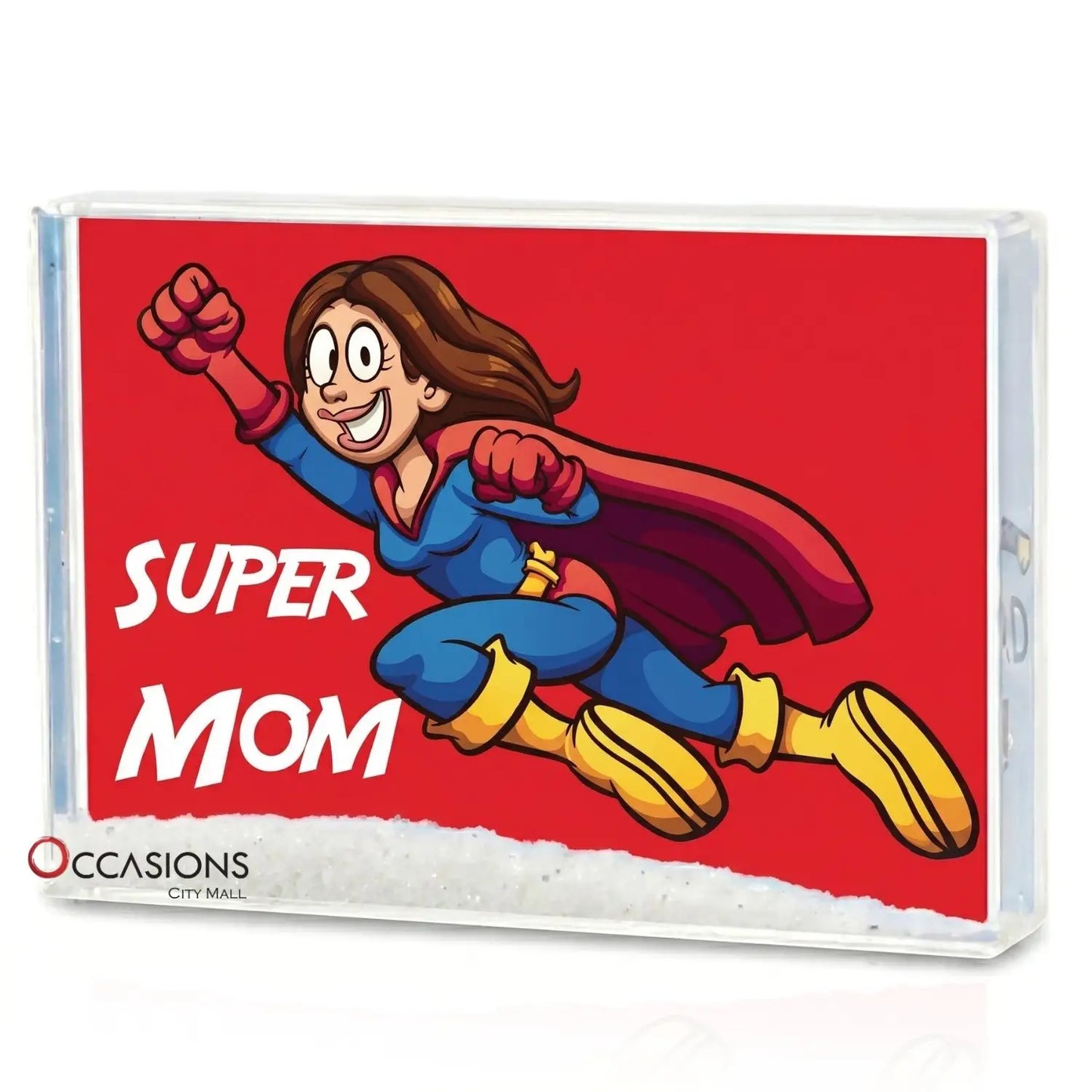 Super Mom Red – Photo Frame (10.5x15.5cm)