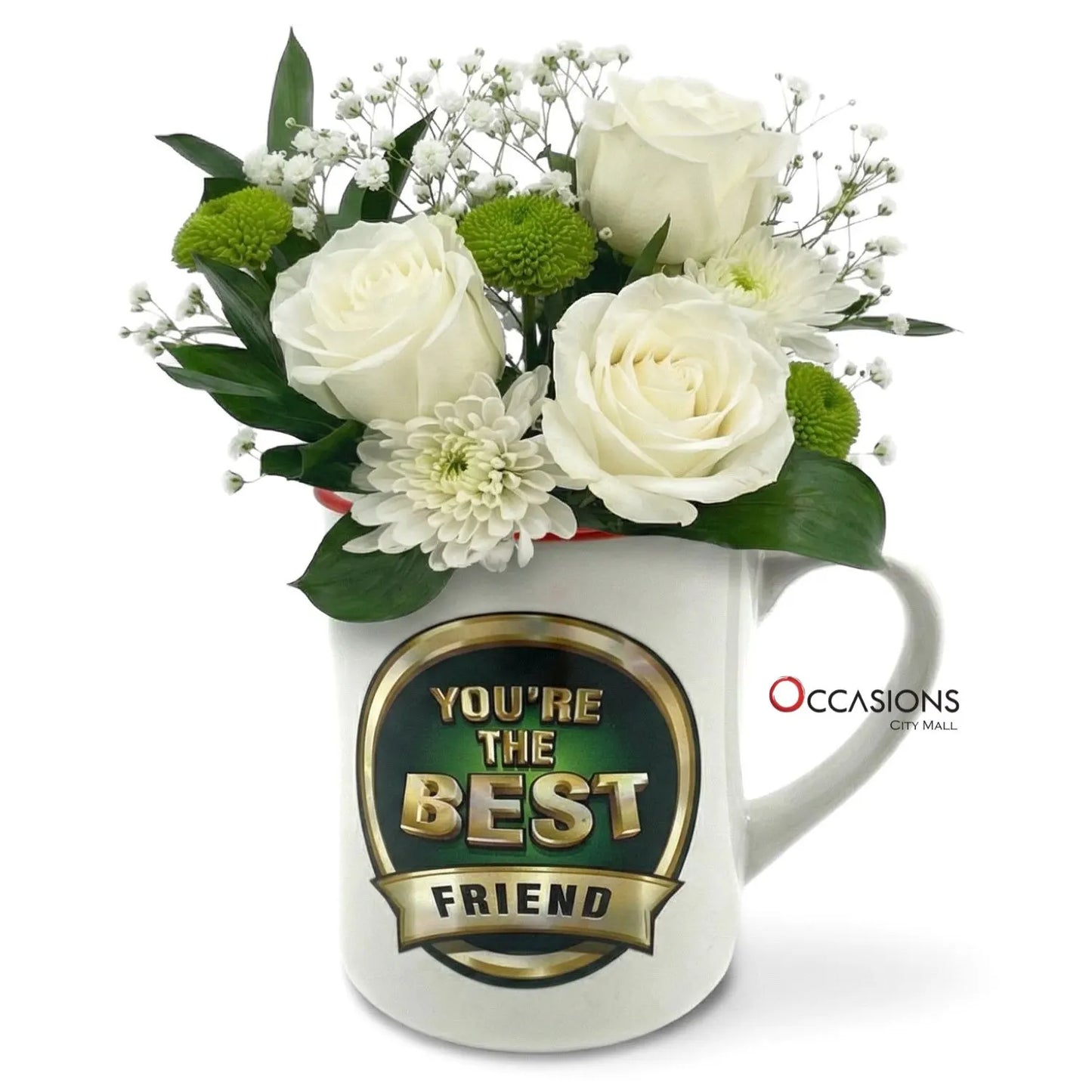You’re the Best Friend Flowers Mug