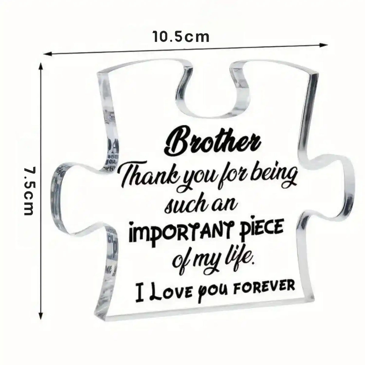 Thank You Brother Acrylic Plaque