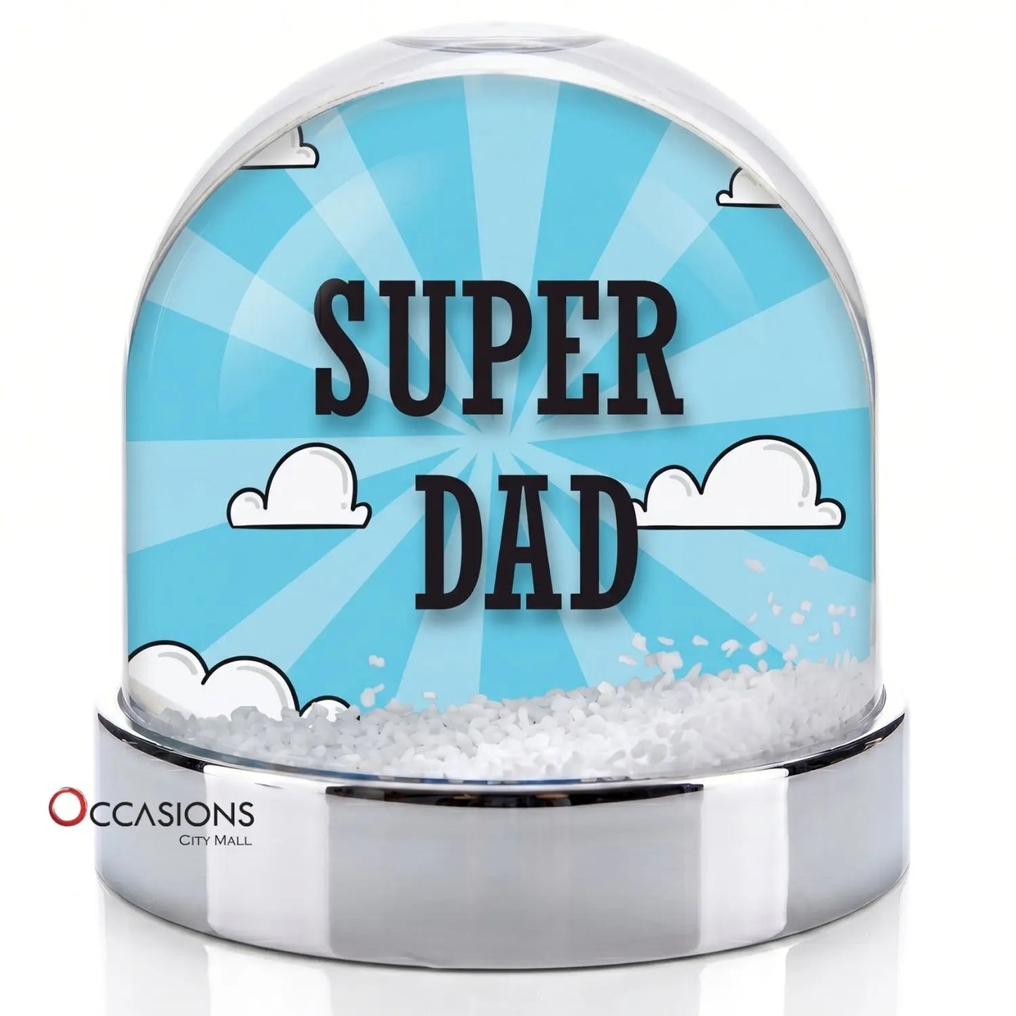 Super Man Dad Snow Globe 1