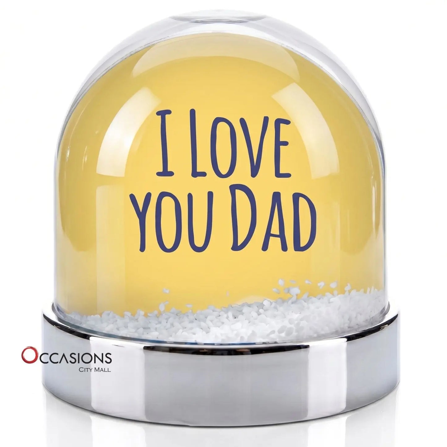 I Love You Dad Snow Globe