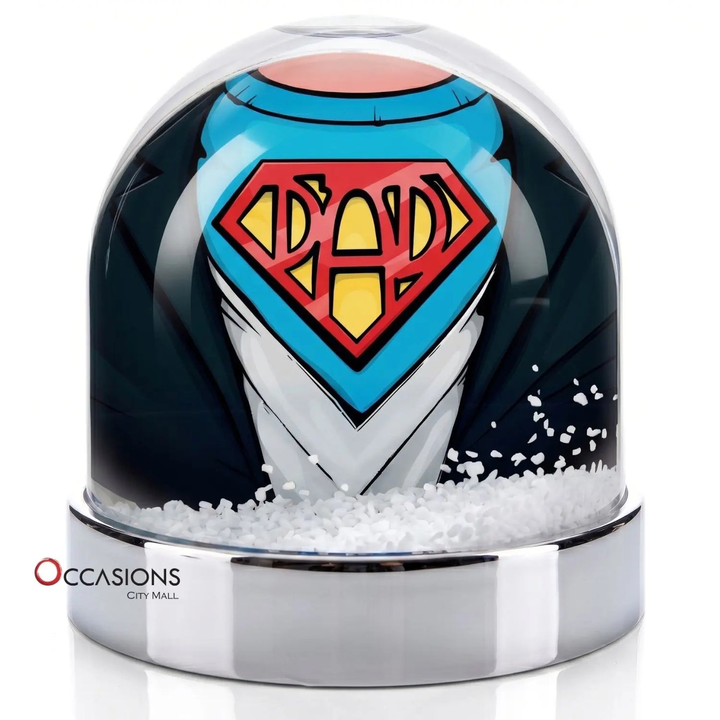Super Man Dad Snow Globe 2