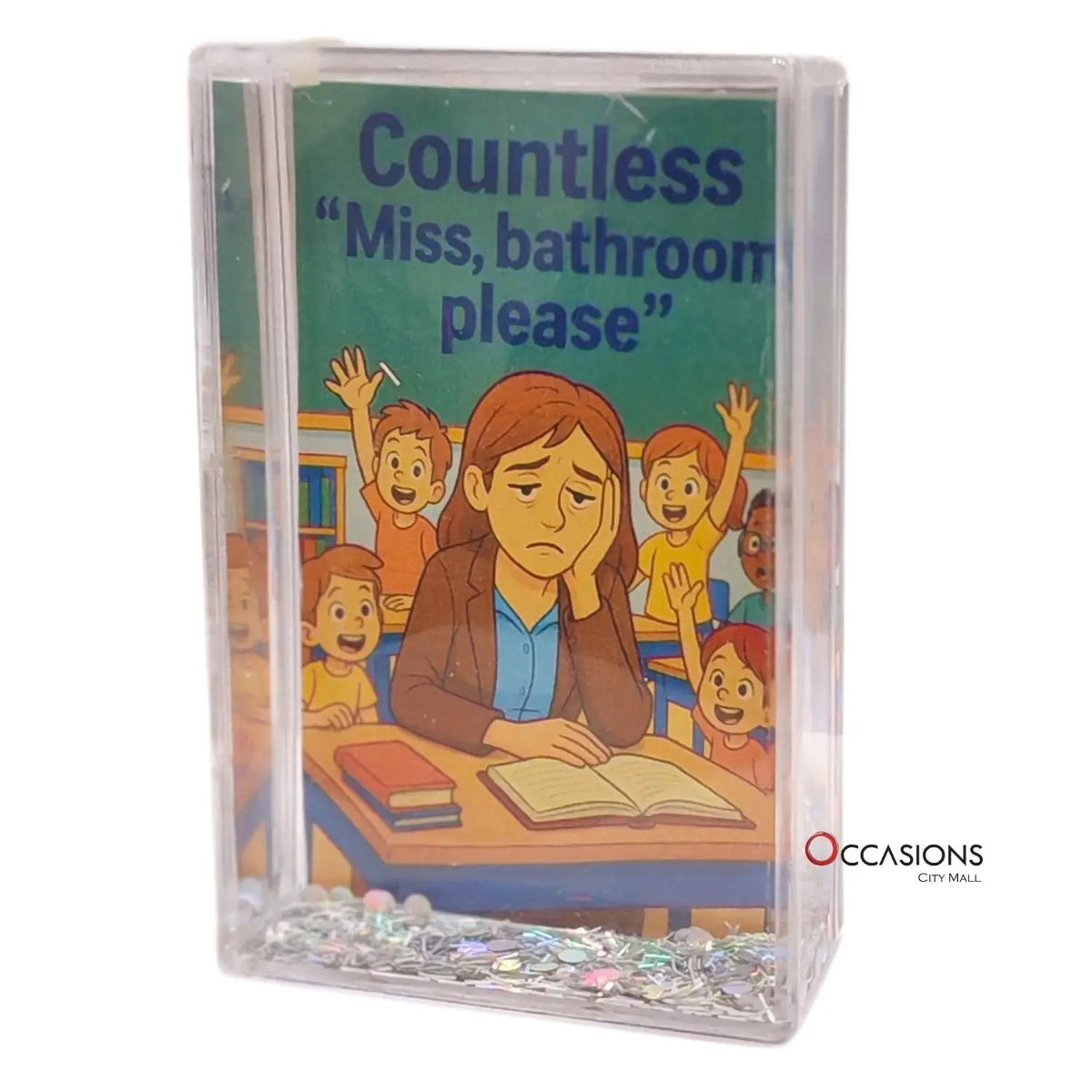 Miss, Bathroom Please Teacher Frame (9.5×6 cm)