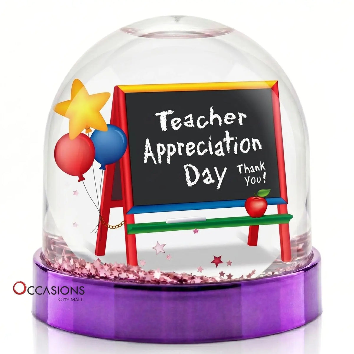 Teacher Appreciation Day Snow Globe