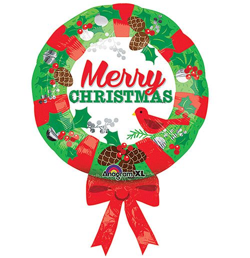Merry Christmas Balloon -71 cm