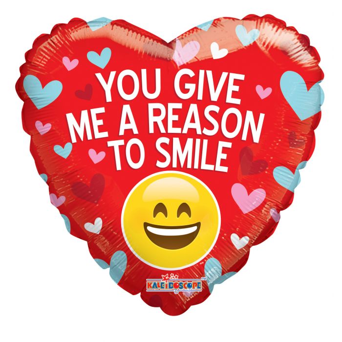 You Give me a Reason to Smile Balloon