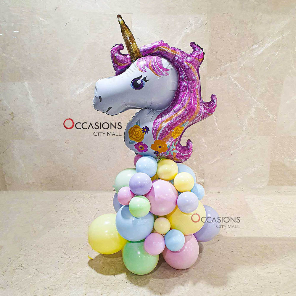 Unicorn Balloons Arrangement