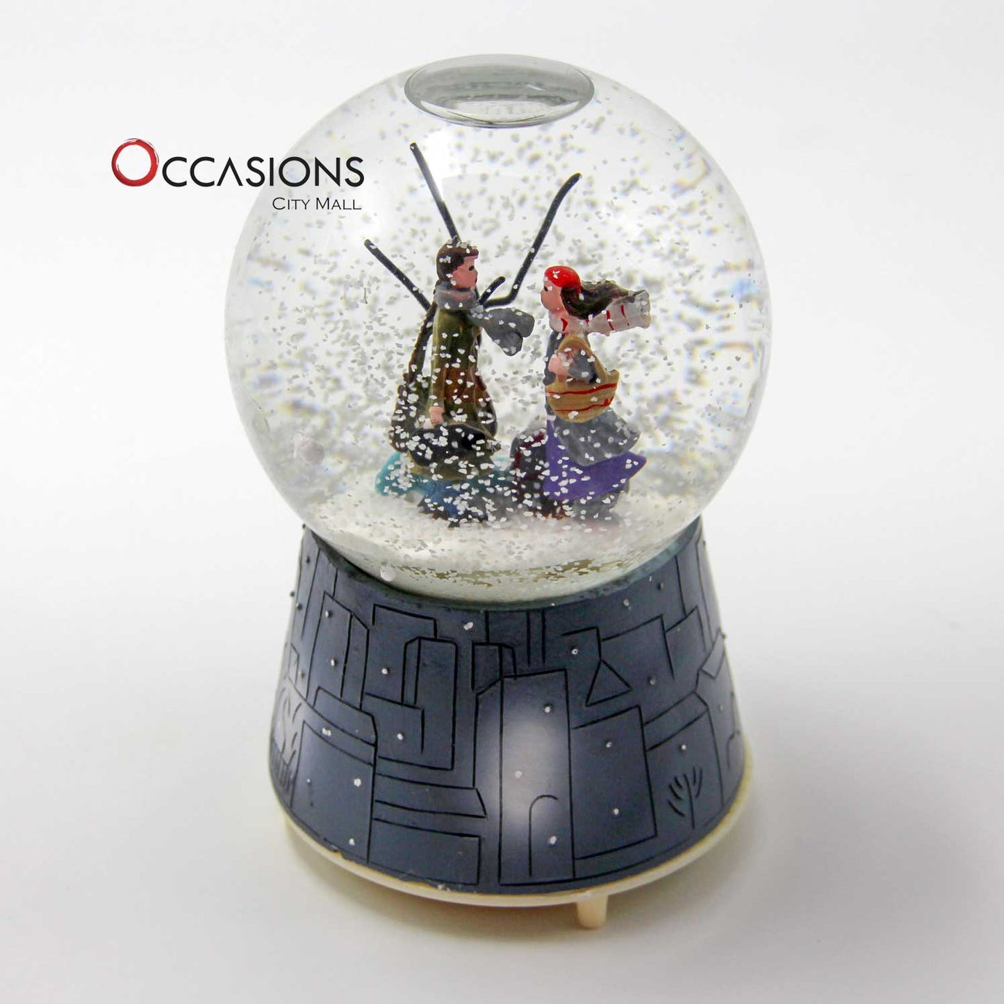 Traveller's Love Snow Globe ( With Light)