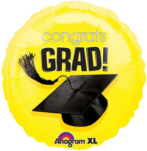 Congrats Grad - yellow