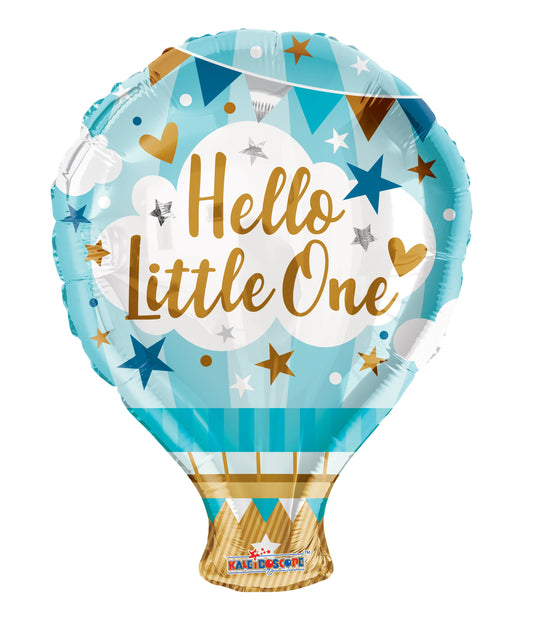 Hello Little One Balloon Blue
