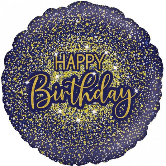 Gold Dots Birthday Balloon - order online and send balloons to Amman Jordan from the best balloon shop in Jordan with same day delivery service