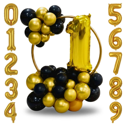 Number Balloons Center Piece
