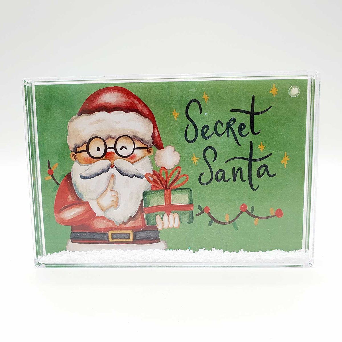 Secret Santa – Glitter Frame (15.5×10.5cm)