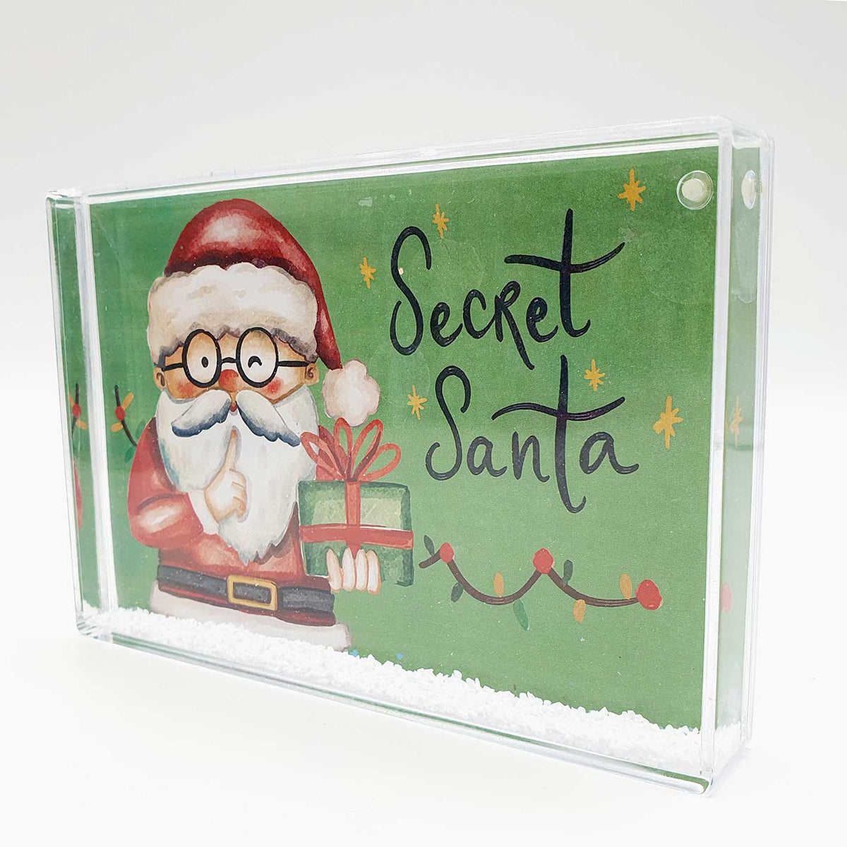 Secret Santa – Glitter Frame (15.5×10.5cm)