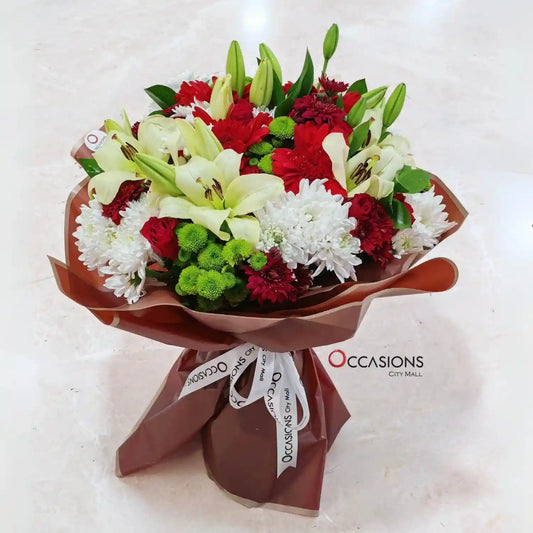 Luxurious Mixed Flowers Bouquet