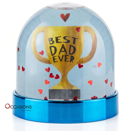 Best Dad Trophy Snow Globe