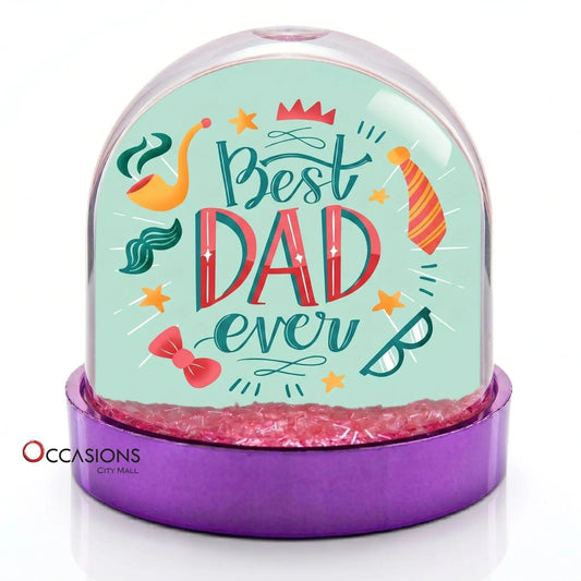 Best Dad Snow Globe