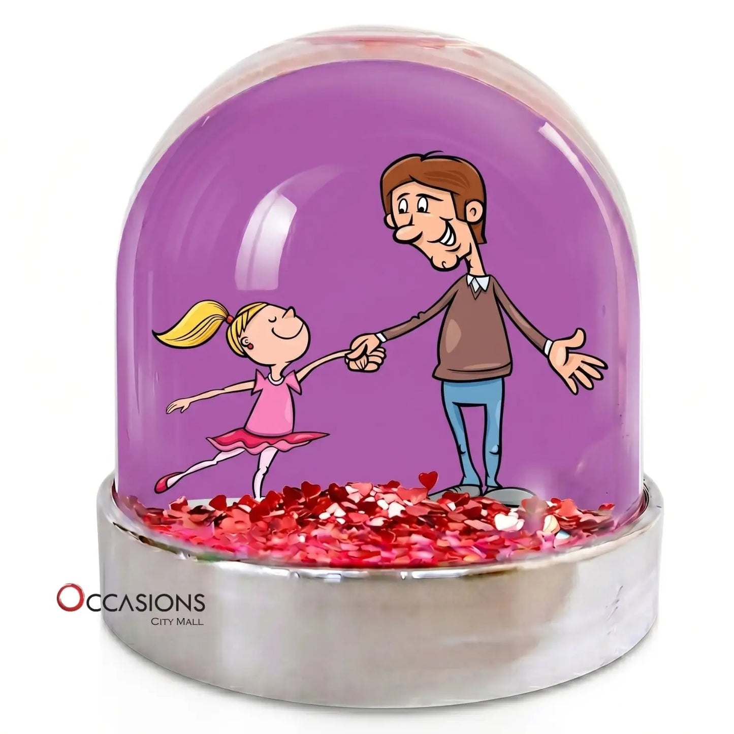 I Love You Daddy Snow Globe