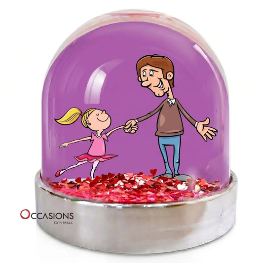 I Love You Daddy Snow Globe