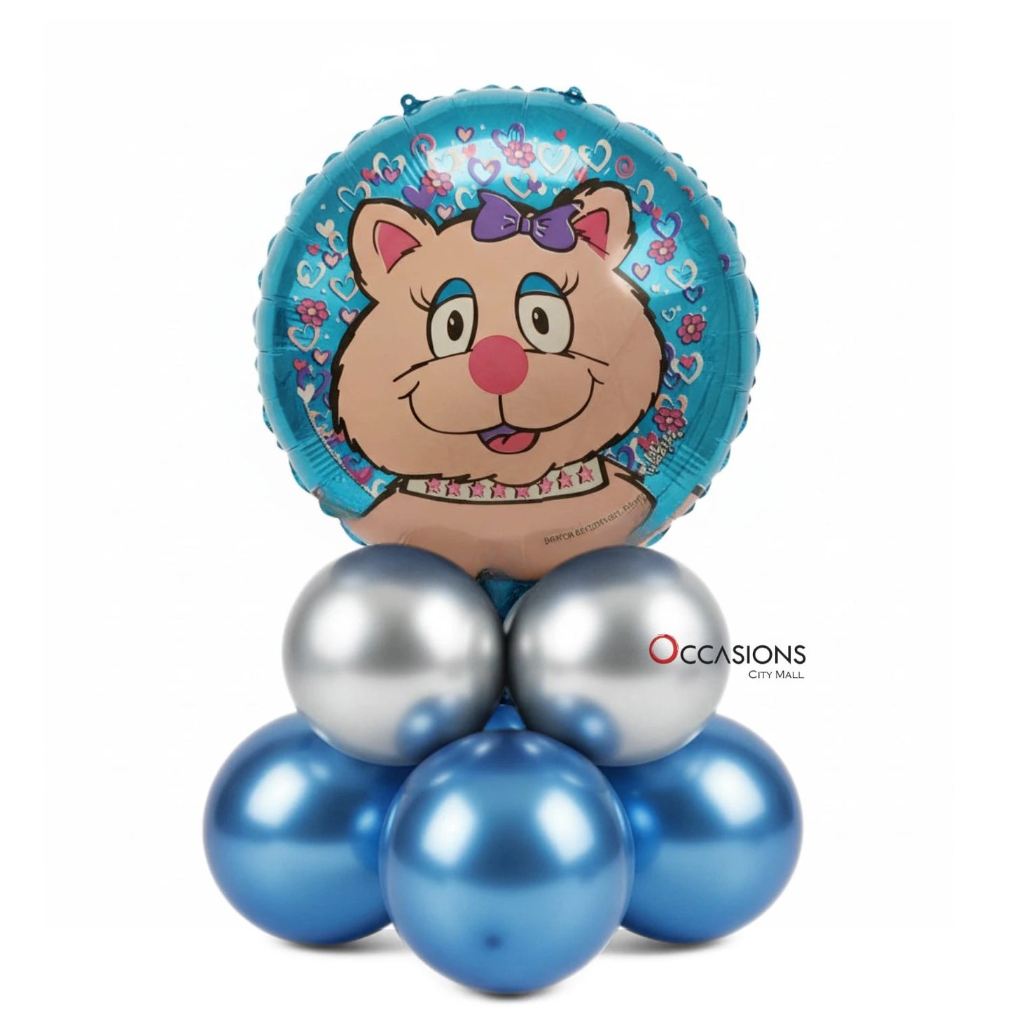 Cute Cat Balloons Centerpiece