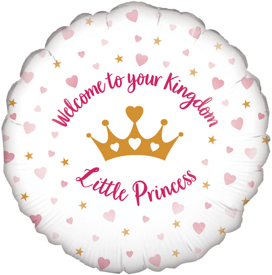Welcome to your kingdom little princess balloon