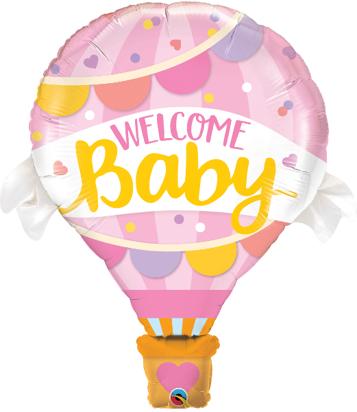 Welcome Baby Pink Balloon (Jumbo)