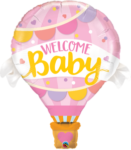 Welcome Baby Pink Balloon (Jumbo)
