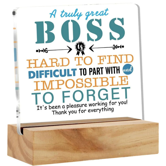 A Truly Great Boss Acrylic Plaque