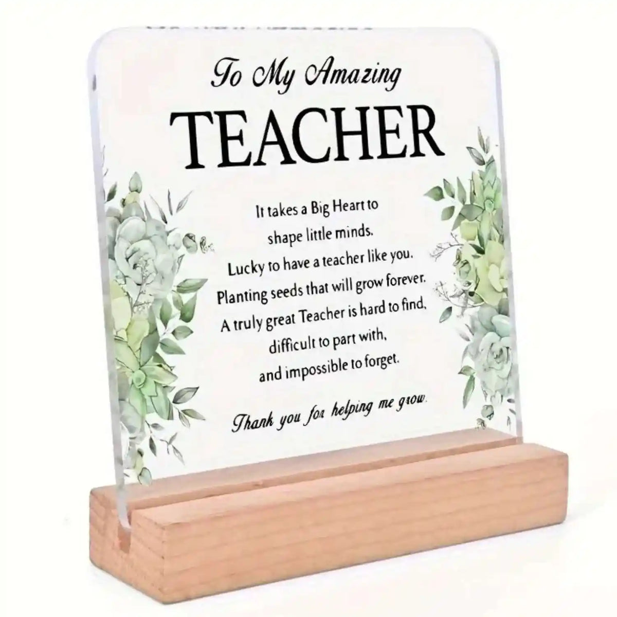 Amazing Teacher Acrylic Plaque