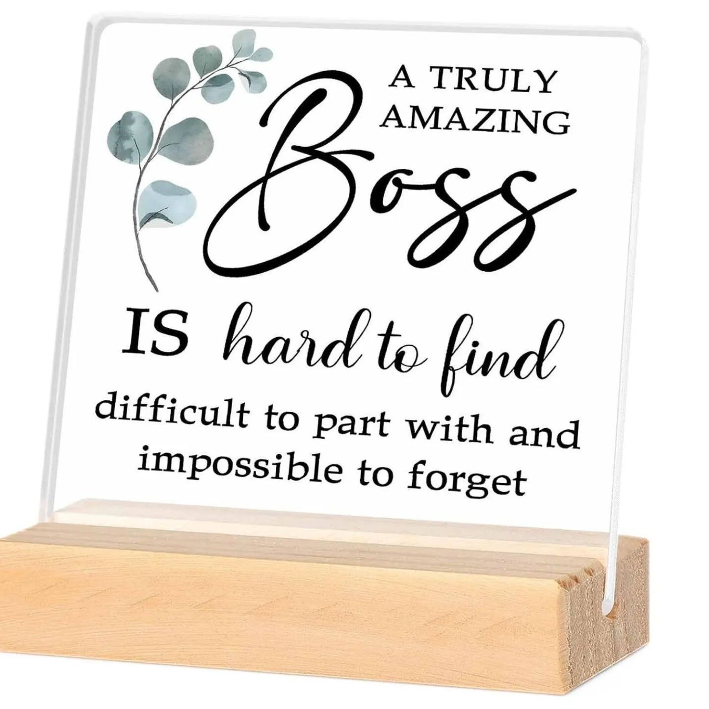Amazing Boss Acrylic Plaque