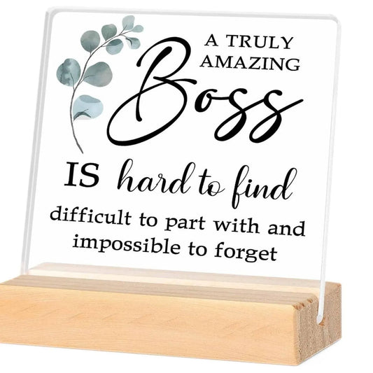 Amazing Boss Acrylic Plaque