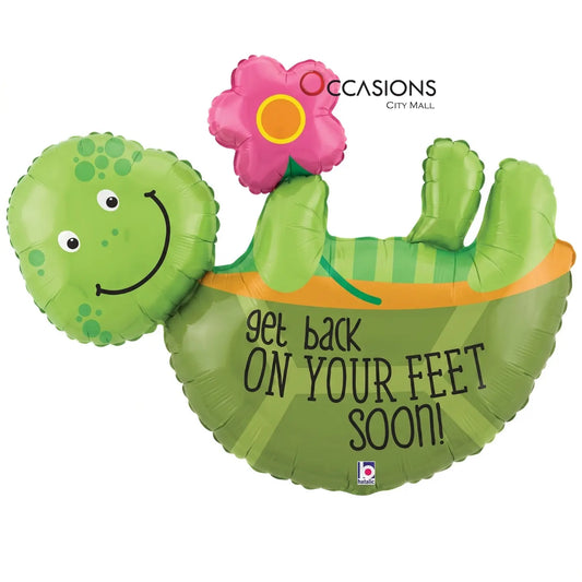 Get Back on Your Feet Turtle Balloon