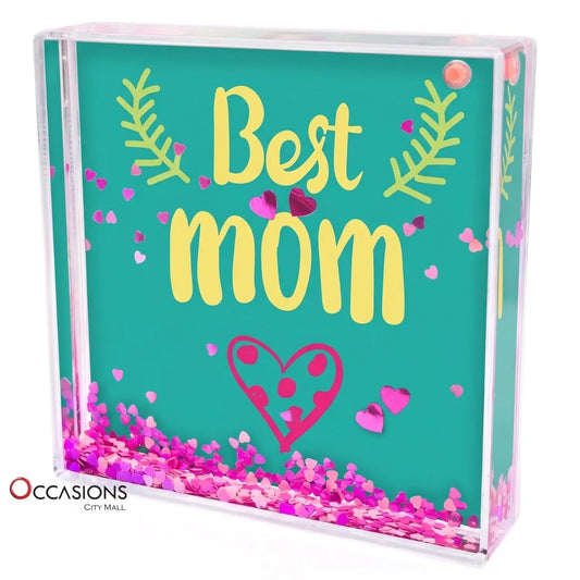 Best Mom Heart – Photo Frame (10.5×10.5cm)