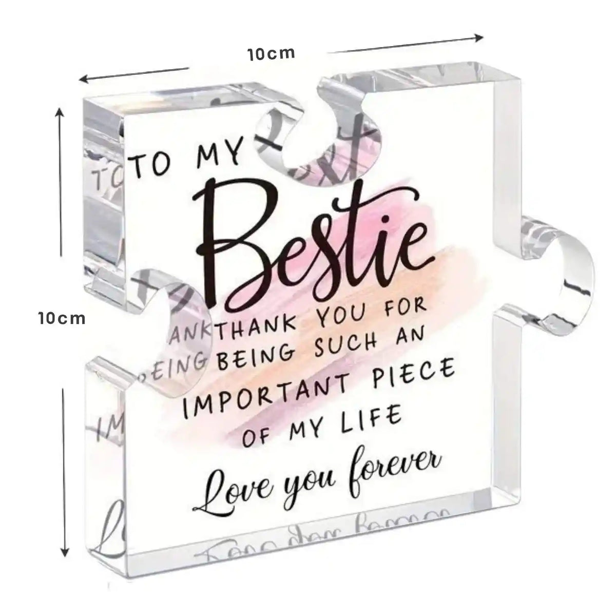 My Bestie Acrylic Plaque
