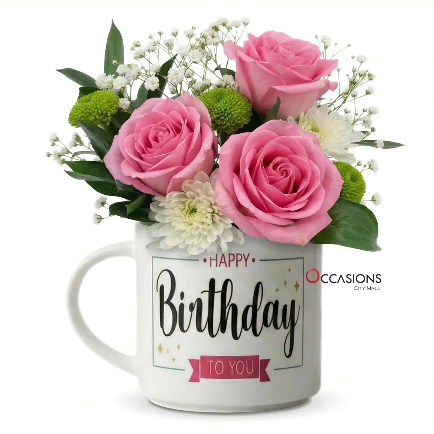 Birthday Classic Frame Roses Mug