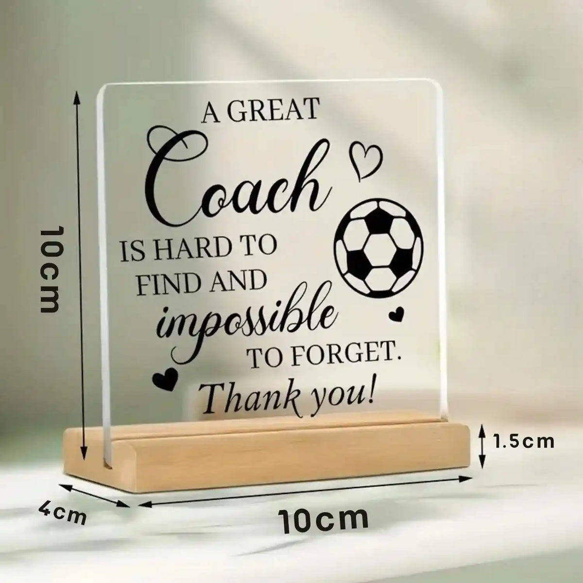 Great Coach Acrylic Plaque